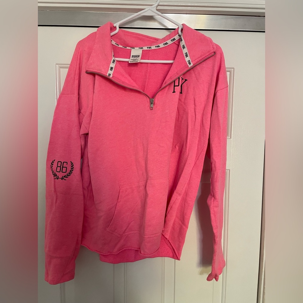 VS Pink quarter zip